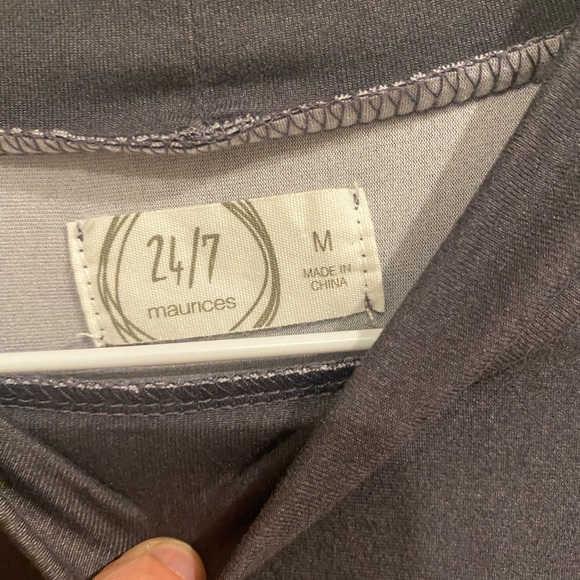 Medium Maurices gray and floral dress. - Picture 3 of 5